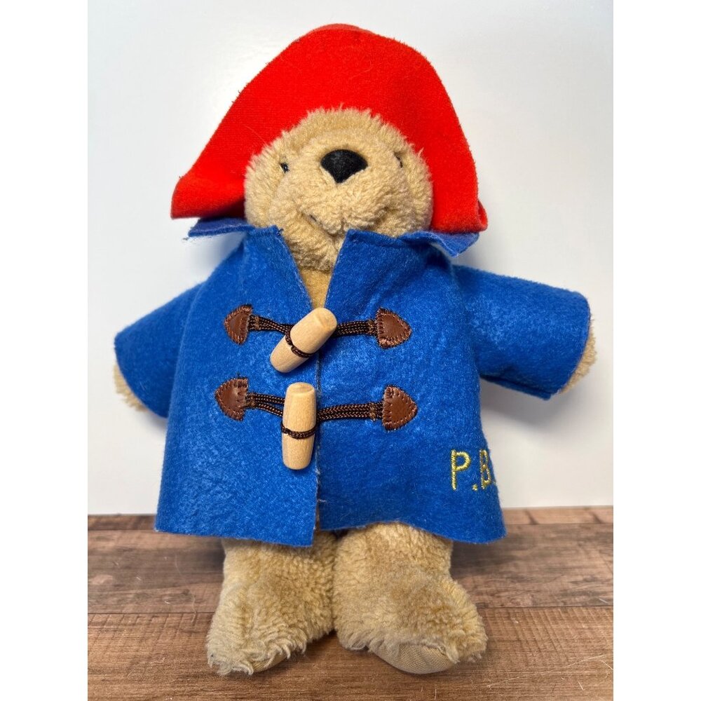 Paddington Bear Plush With Blue Coat & Red Hat - Approx.10.25 Inches Long